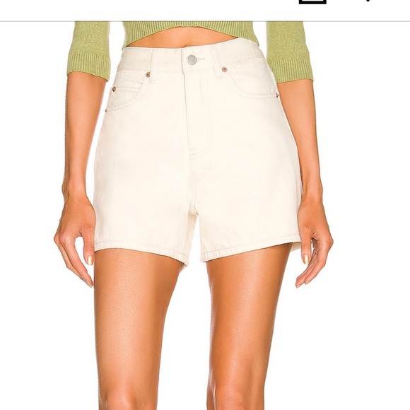 Dr. Denim Nora Jean Shorts Off White - Picture 2 of 7